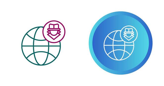 Network Hack Vector Icon