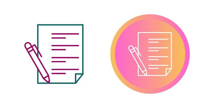 escribir icono vectorial vector