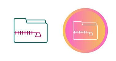 Zip File Vector Icon