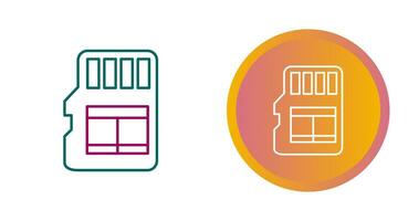 Memory Card Vector Icon