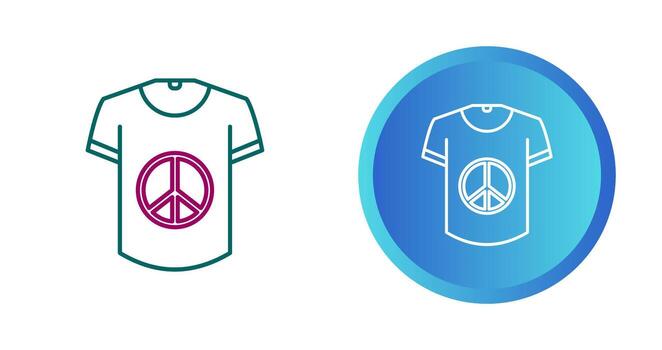 icono de vector de camiseta