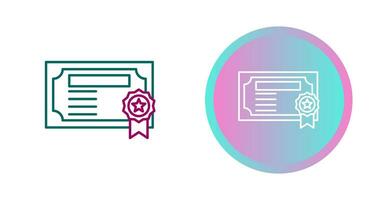 Certificate Vector Icon