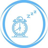 icono de vector de tiempo de sueño