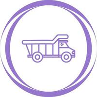 Dump Truck Vector Icon