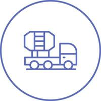 Mixer Truck Vector Icon