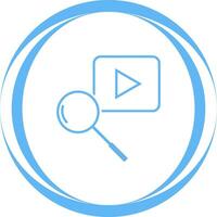 Youtube Search Vector Icon