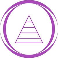 Pyramid Graph Vector Icon