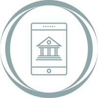 Mobile Banking Vector Icon