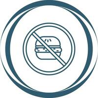 No Eating Vector Icon