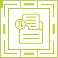 Document Insert Formula Vector Icon