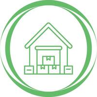 Warehouse Vector Icon