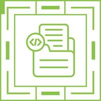 Document Insert Code Vector Icon
