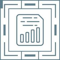 Document Insert Chart Vector Icon