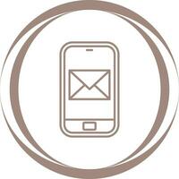 Smartphone mail Vector Icon