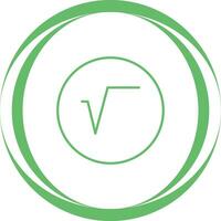 Square Root Symbol Vector Icon