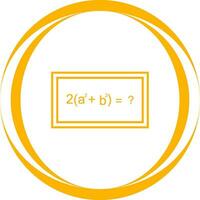 Solving Formula Vector Icon