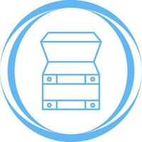 Open Treasure Box Vector Icon