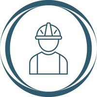 Construction Worker Vector Icon