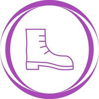 Camping Boot Vector Icon