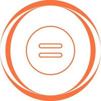 Equal to Symbol Vector Icon