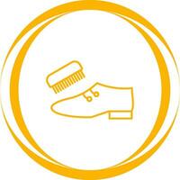 Shoe Polishing Vector Icon