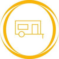 Camping Trailer Vector Icon