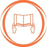 Reading Holy Book Vector Icon