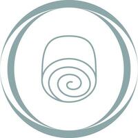 Swiss roll Vector Icon