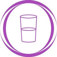 Water Glasses Vector Icon