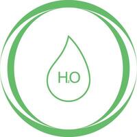 H2O Vector Icon
