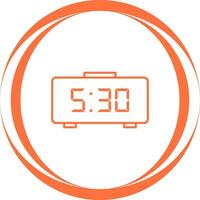 Digital Clock Vector Icon