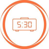 Digital Clock Vector Icon