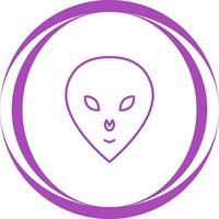 Alien Face Vector Icon