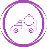 Time Based Delivery Vector Icon