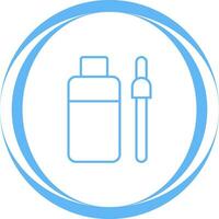 Bottle and Dropper Vector Icon