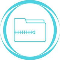 Zip File Vector Icon