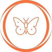 icono de vector de vuelo de mariposa