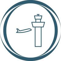 Air Control Tower Vector Icon