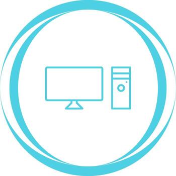 Computer Vector Icon