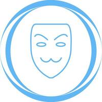 icono de vector de máscara de hacker