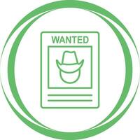 Wanted Poster Vector Icon