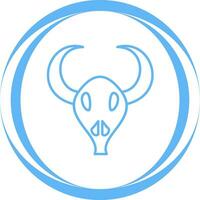 Bull Horns Vector Icon