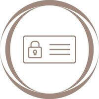 Protected Card Vector Icon