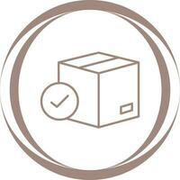 Package Delivered Vector Icon