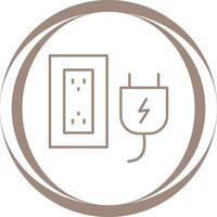 Plug and Socket Vector Icon