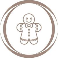 Gingerbread Vector Icon