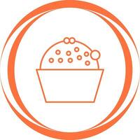 Cup Cake Vector Icon