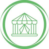 Circus Tent Vector Icon