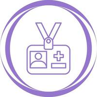 Medical Id Vector Icon