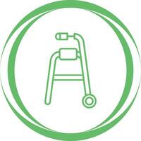 icono de vector de caminante